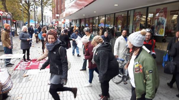 Dancing in the street!